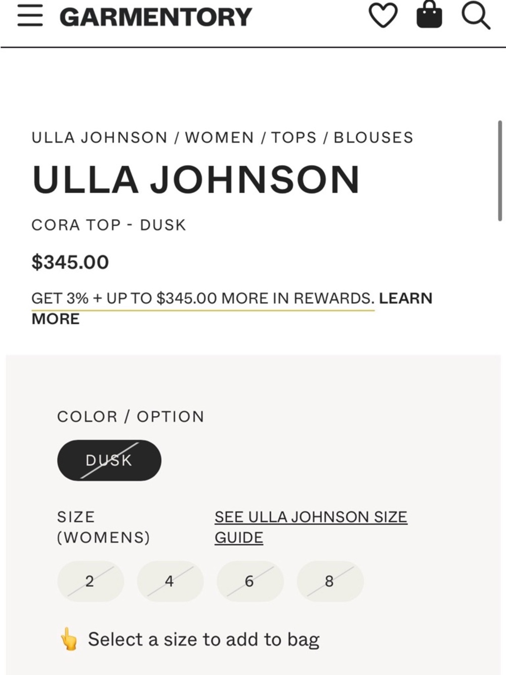 Ulla Johnson Cora top in dusk - Picture 13 of 13